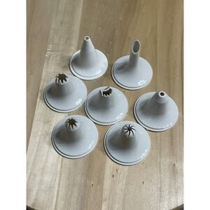 The Pampered Chef 1778 Easy Accent Decorator Replacement Tips Lot of‎ 7